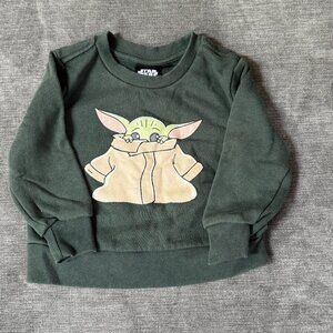 Star Wars Baby Yoda Crewneck Sweatshirt 12-18 months